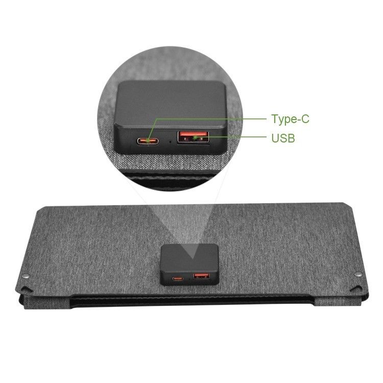 नवीनतम सौर ऊर्जा सेल IP68 30W 12V फोल्डेबल सौर पैनल अन्य अनुप्रयोगों के लिए एकदम सही