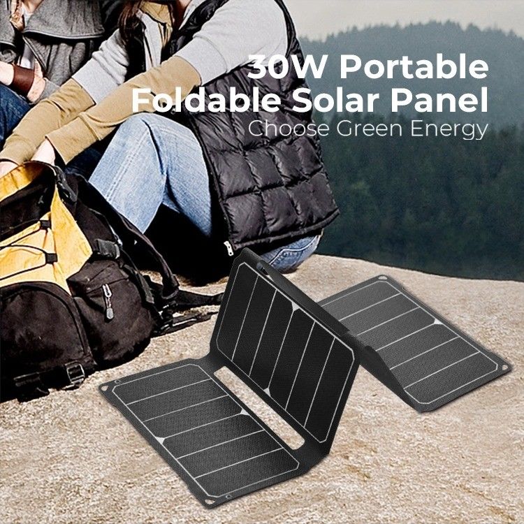 नवीनतम सौर ऊर्जा सेल IP68 30W 12V फोल्डेबल सौर पैनल अन्य अनुप्रयोगों के लिए एकदम सही