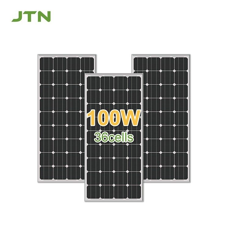 छोटे पैनल 50W 70W 100W सौर पैनल छोटे सिस्टम के लिए काले शिंगल्ड पैनल 12V 48V