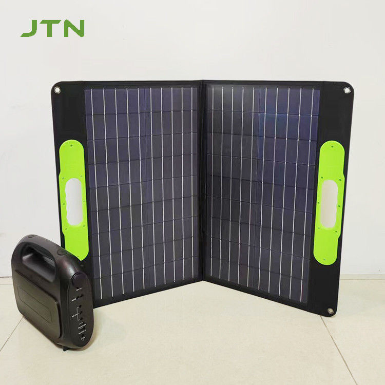 पीईटी/ईटीएफई सतह सामग्री 100W मोनो फोल्डिंग सोलर चार्जर पैनल कैंपिंग और RV के लिए